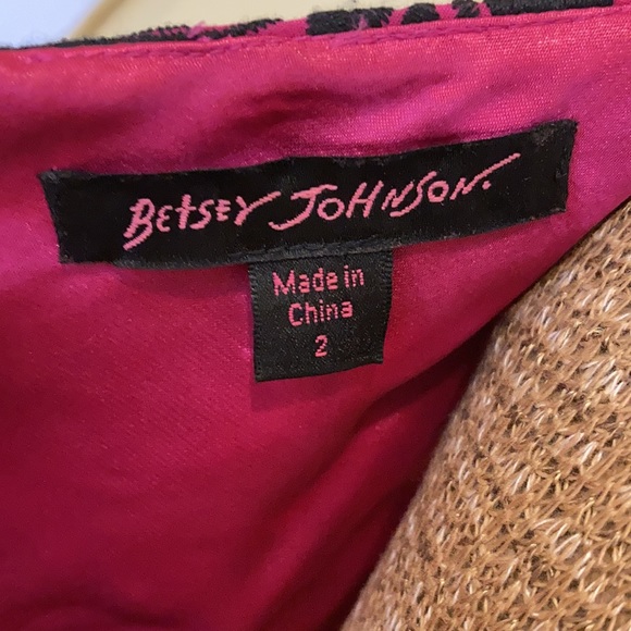 Betsey Johnson Embroidered Bird Brocade Dress - Picture 7 of 7